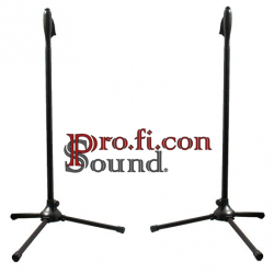 PROFICON SOUND MIC STAND 2 black οικονομική ρυθμιζόμενη βάση δαπέδου μικροφώνου με λεπτή σχεδίαση εξαιρετικής ποιότητας με μεγάλη σταθερότητα